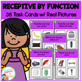 Receptive by Function Task Card ABA Special Education