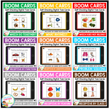 Preview of ABA Cards Bundle Boom Cards for Distance Learning