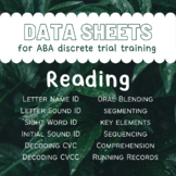 ABA Data Sheets for Discrete Trials - READING