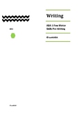 ABA Fine Motor Skills: Pre-writing shapes