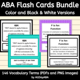 ABA Vocabulary Flash Cards Bundle with Applied Behavior An