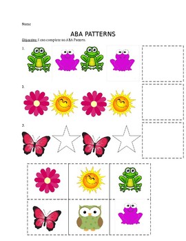 Preview of ABA Patterns