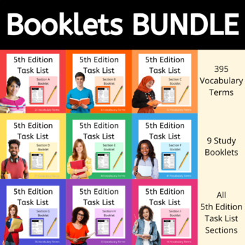 Preview of ABA Study Booklets Bundle - BCBA Exam Prep for 5th Edition Task List Test Guide