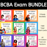 5th Edition Task List BCBA Exam Prep Bundle - ABA Flash Ca