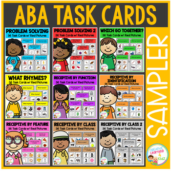 Preview of ABA Task Card Sampler
