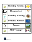 ABA and Education Virtual Schedule- Reset Behavior
