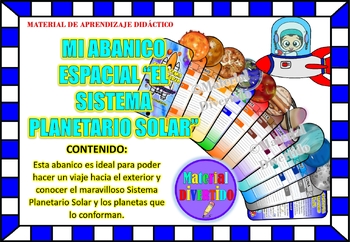 Preview of ABANICO ESPACIAL INTERACTIVO "El Sistema Planetario Solar" |ESPACIO|