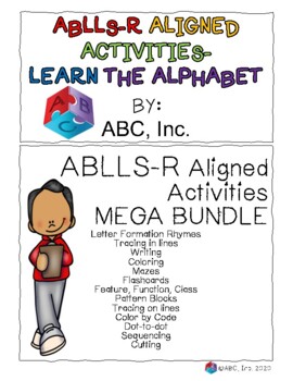 Abbls R Aligned Activities Mega Bundle Learn The Alphabet Fine Motor Skills