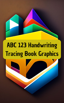 Preview of ABC 123 Handwriting Tracing Book Graphics