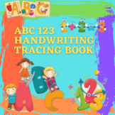 ABC 123 Handwriting Tracing pages for kids 2022 alphabet