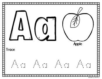 ABC Activity Sheets by Enchanting Little Minds | TPT
