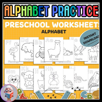 Preview of ABC Adventure: Fun and Interactive Alphabet Worksheets for Kids