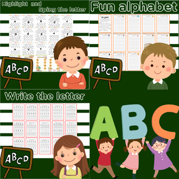 Preview of Preschool learning ABC Adventures: Exploring Every Letter with Excitement!