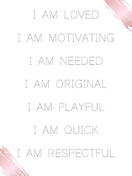 ABC Affirmations Tracing Sheets | Growth Mindset | Social Emotional ...