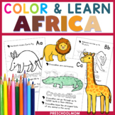 ABC African Animal Printables with Science Facts