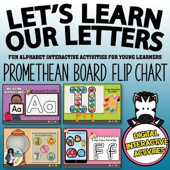 Preview of Alphabet Activities ~ Promethean Board Flip Chart