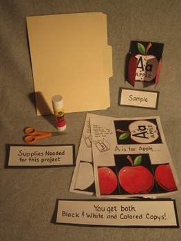 Preview of ABC Alphabet Art Projects Bundle. Fun Craft Art