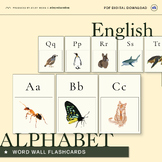 ABC Alphabet Cards - Word Wall Classroom Décor Pack | Scandi