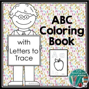 Download Alphabet Coloring Book With Letters To Trace The Abcs Tpt