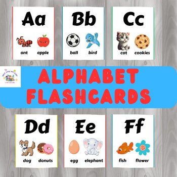 ABC Alphabet Flashcards / Flashcards printable / English Created Resources.