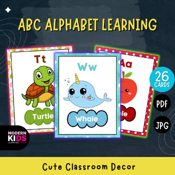 Preview of ABC Alphabet Learning Classroom Decor