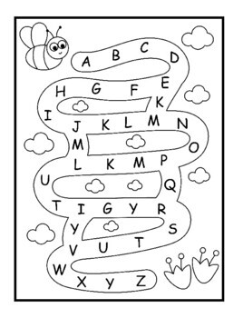 ABC Alphabet Mazes For Kids by Activity Nest | Teachers Pay Teachers