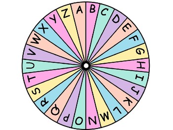 abc alphabet spinners by joyful learning megan joy tpt