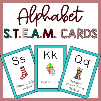 Preview of ABC Alphabet Stem Task Cards for Fine Motor Skills