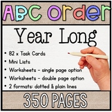 ABC Alphabetical Order Year Long
