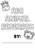 ABC Animal Research Booklet
