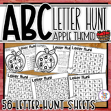 ABC Apple Letter Hunts for Alphabet Letter Identification