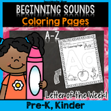 ABC Beginning Sounds Coloring Pages