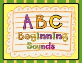 ABC Beginning Sounds Cut and Paste / RTI Work
