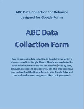 Abc Data Collection Chart