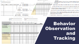 Behavioral Observation Form Bundle (for FBAs, BIPs, PBSPs 