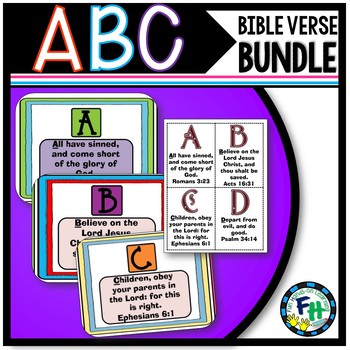 Preview of ABC Bible Memory Verse BUNDLE