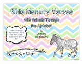 ABC Bible Scripture Memory Verses with Animals Through the