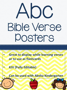 Preview of ABC Bible Verse Posters