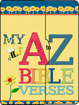 Preview of ABC Bible Verse Scrap-Lapbook (File Folder)