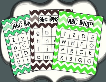 ABC Bingo by Missy Kay | TPT