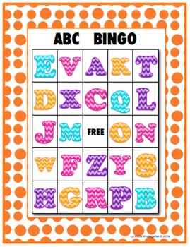 ABC Bingo Games by La Petite Kindergarten | TPT