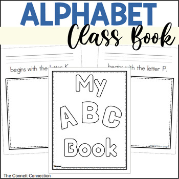 alphabet book cover page by the connett connection tpt
