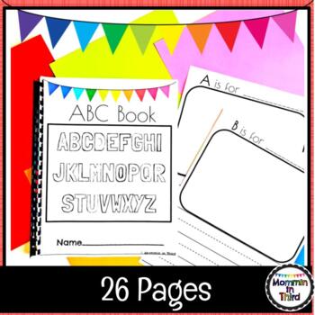 Blank ABC Book - Primary Alphabet Book - Writing Book - Field Trip Book ...