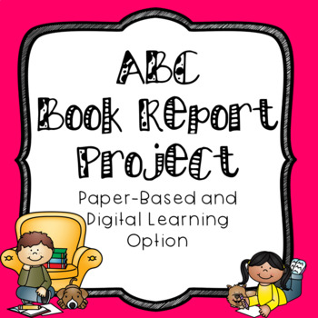 Preview of ABC Book Report Project--Distance Learning and Paper Based Versions