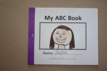 Preview of "My ABC Book" Editable Blank Template