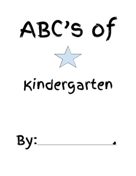ABC Book Templates by Mrs Sunshines Boutique Teachers Pay Teachers