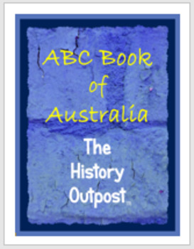 Preview of ABC Book of Australia Project Sheet with Rubric