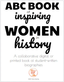 Preview of ABC Book of Inspiring Women in History