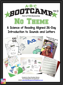 Preview of ABC Bootcamp: A 26-Day Introduction to Letters and Sounds (No Theme)