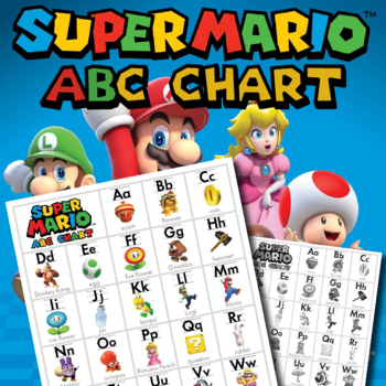 Preview of ABC CHART / SUPER MARIO STYLE